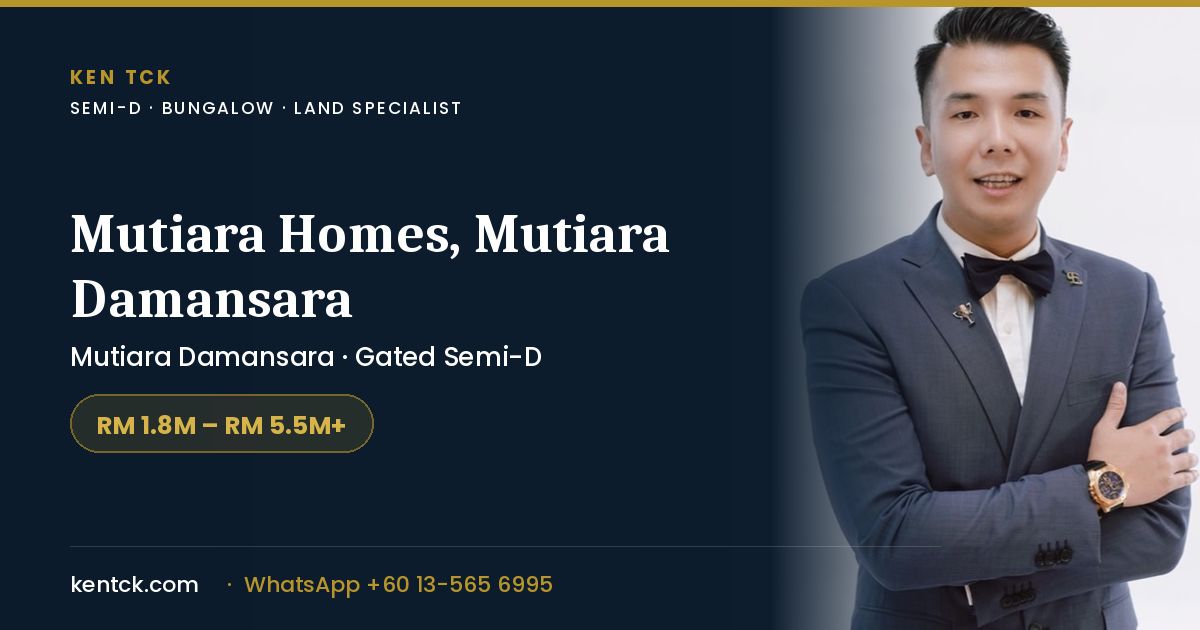 Mutiara Damansara Mutiara Homes — landed homes in Mutiara Damansara