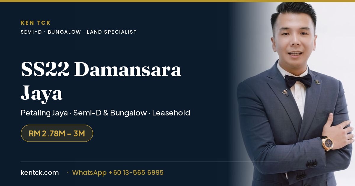 Petaling Jaya Ss22 Damansara Jaya Petaling Jaya Ss22 Damansara Jaya — Klang Valley landed areas