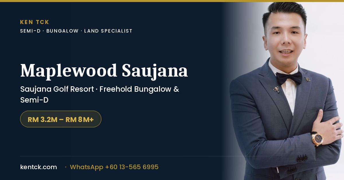 Saujana Maplewood Saujana — landed homes in Saujana