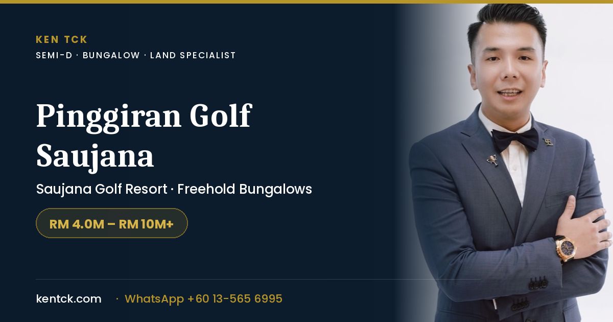 Saujana Pinggiran Golf — landed homes in Saujana